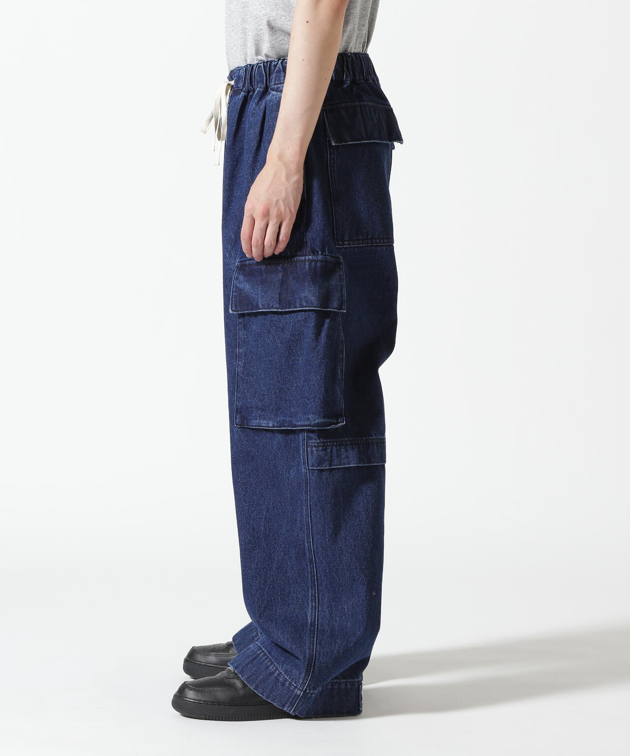 B omnivore/ビーオムニボー　DENIM CARGO PANTS