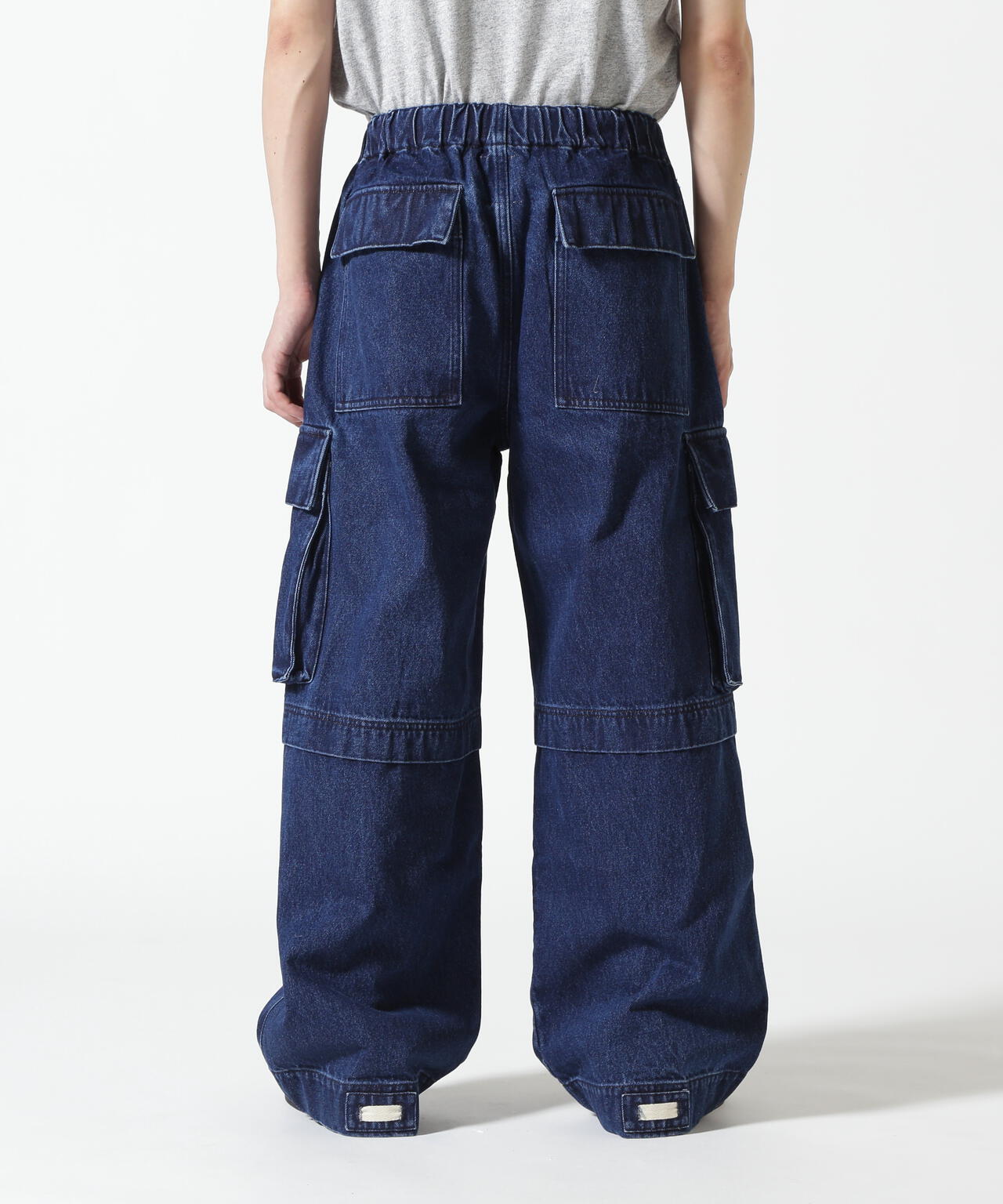 B omnivore/ビーオムニボー　DENIM CARGO PANTS