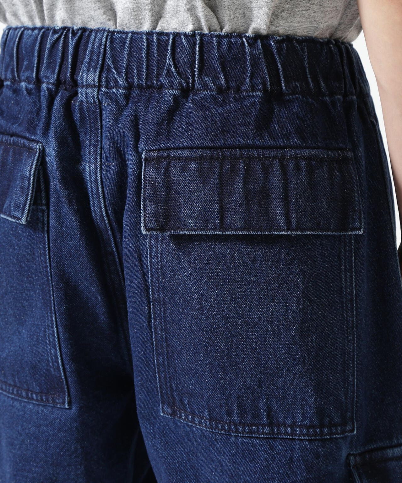 B omnivore/ビーオムニボー　DENIM CARGO PANTS