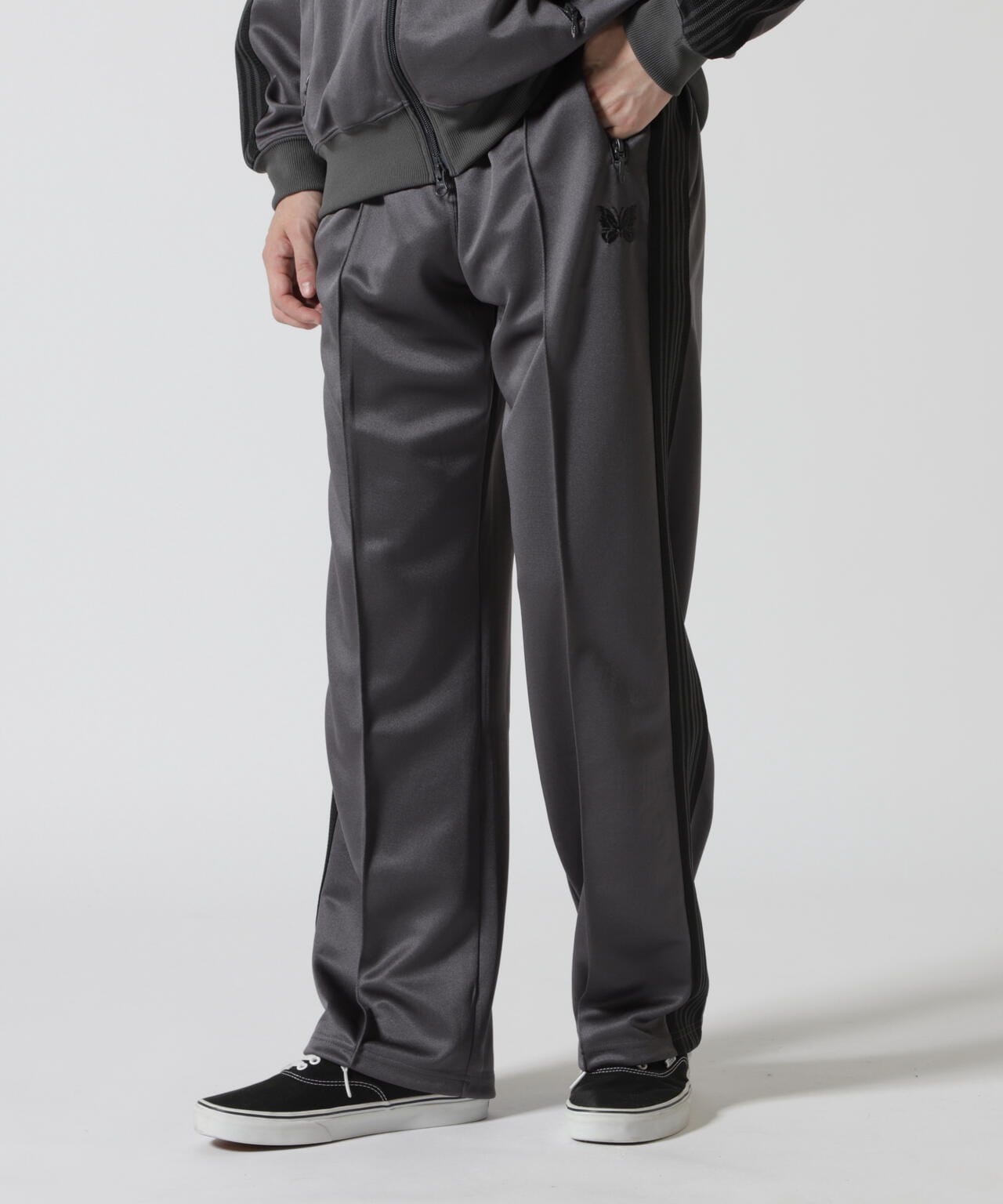 先行予約 11月中旬-11月下旬入荷予定】Needles/ニードルズ 別注TRACK PANT - POLY SMOOTH | BEAVER (  ビーバー ) | US ONLINE STORE（US オンラインストア）