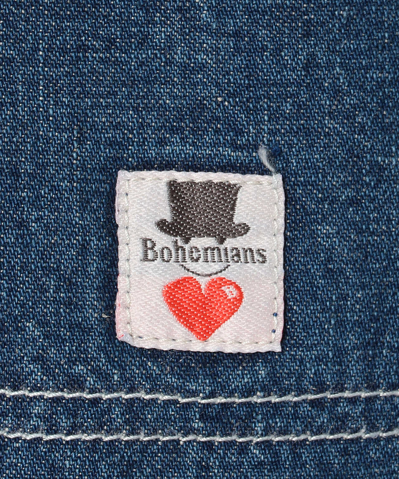 BOHEMIANS/ボヘミアンズ DENIM COL STIICH PAINTER PANTS/デニムカラー