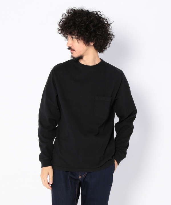 Goodwear/グッドウェア　L/S CREW NECK POCKET TEE