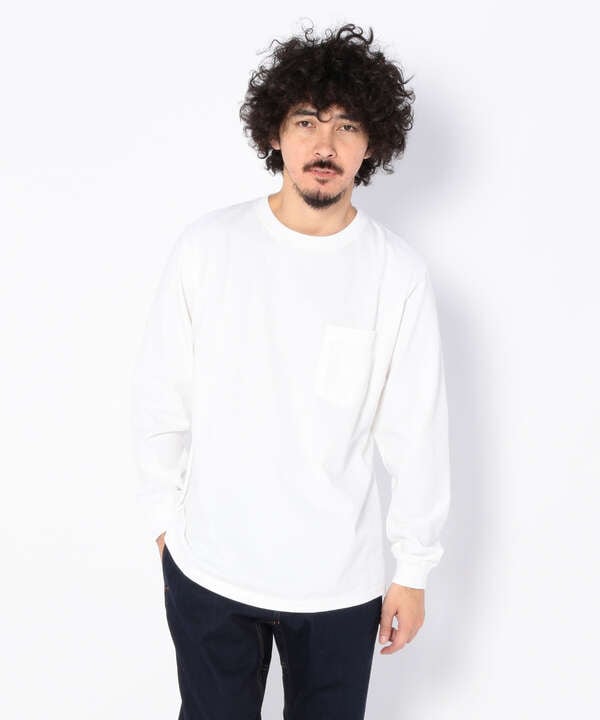 Goodwear/グッドウェア　L/S CREW NECK POCKET TEE