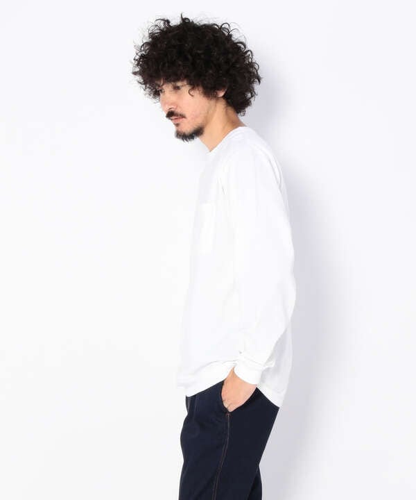 Goodwear/グッドウェア　L/S CREW NECK POCKET TEE