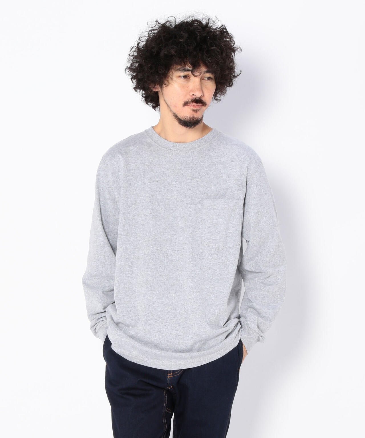 Goodwear/グッドウェア】 CREW NECK L/S：ロングTシャツ◇ - トップス