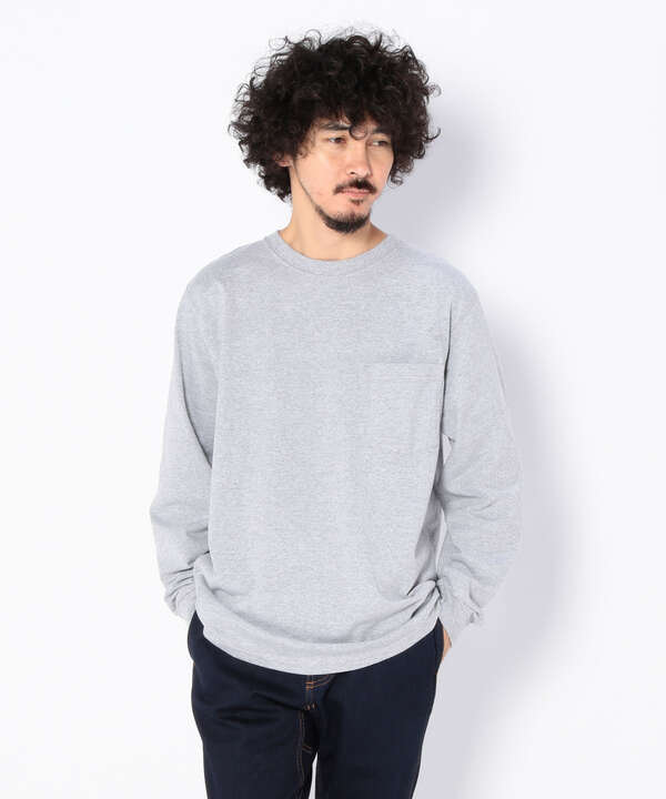 Goodwear/グッドウェア　L/S CREW NECK POCKET TEE