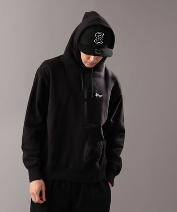 HOODED SWEAT LOGO EMBROIDERY/フーデッド スウェット ロゴ エンブロイダリー