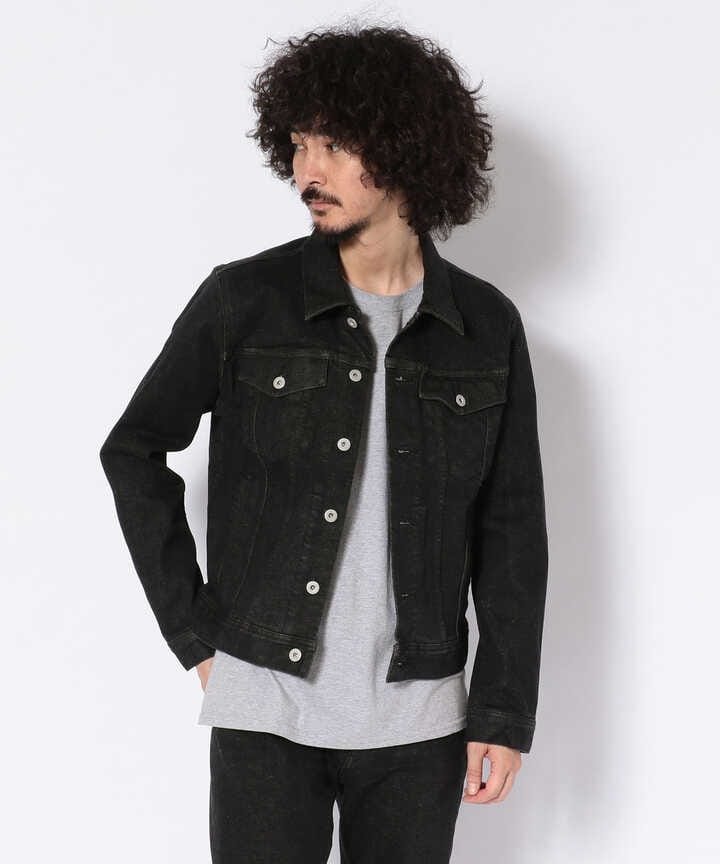 【直営限定】STRETCH BLACK DENIM JACKET/ストレッチ