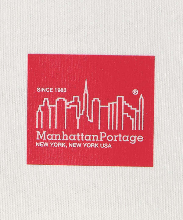 Manhattan Portage/マンハッタンポーテージ/Small Box Logo Print T-Shirt