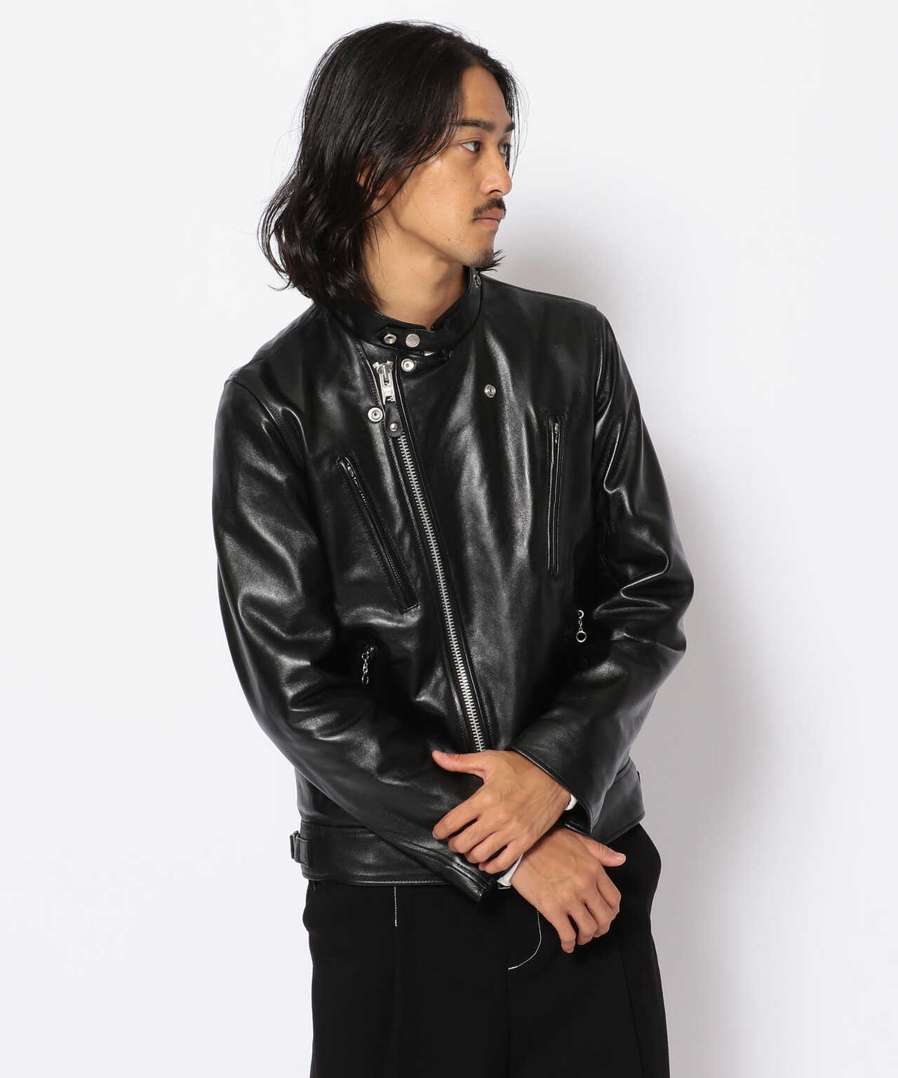 3年保証 即日出荷 SCHOTT-DOUBLE BREAST RIDERS JACKET 美品