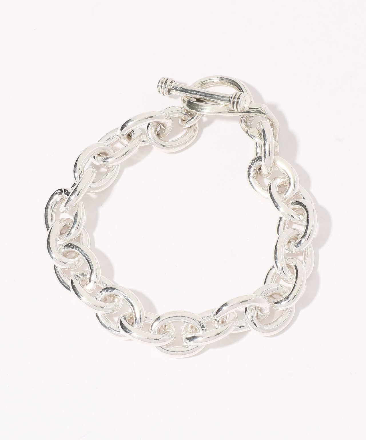 コマ足しありでしょうかmeian sterling silver fat chain bracelet