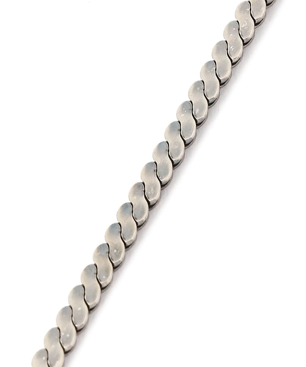 meian/メイアン/STERLING SILVER PYTHON TAIL CHAIN NECKLACE/パイソン 