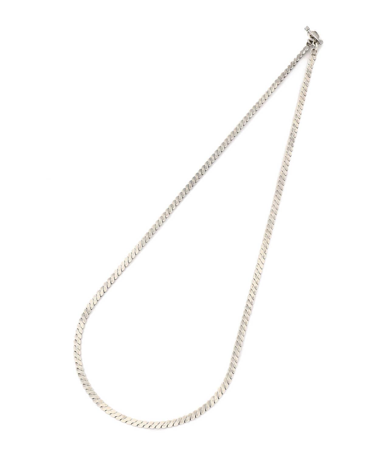 meian/メイアン/STERLING SILVER PYTHON TAIL CHAIN NECKLACE/パイソン