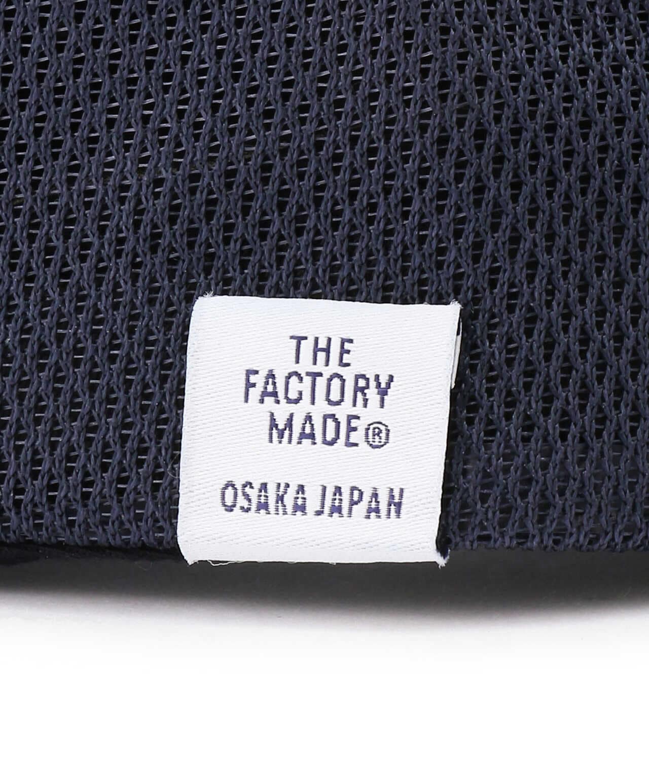 THE FACTORY MADE/ザファクトリーメイド/SASHIKO MESH JET CAP/刺し子 