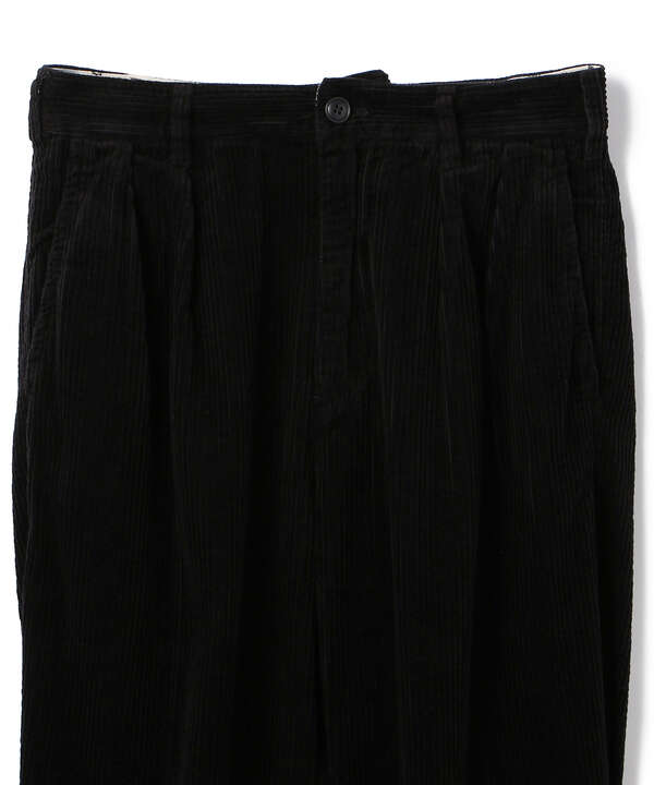 CORDUROY DOUBLE PLEATS WIDE PANTS/コーデュロイ 2タック ワイドパンツ