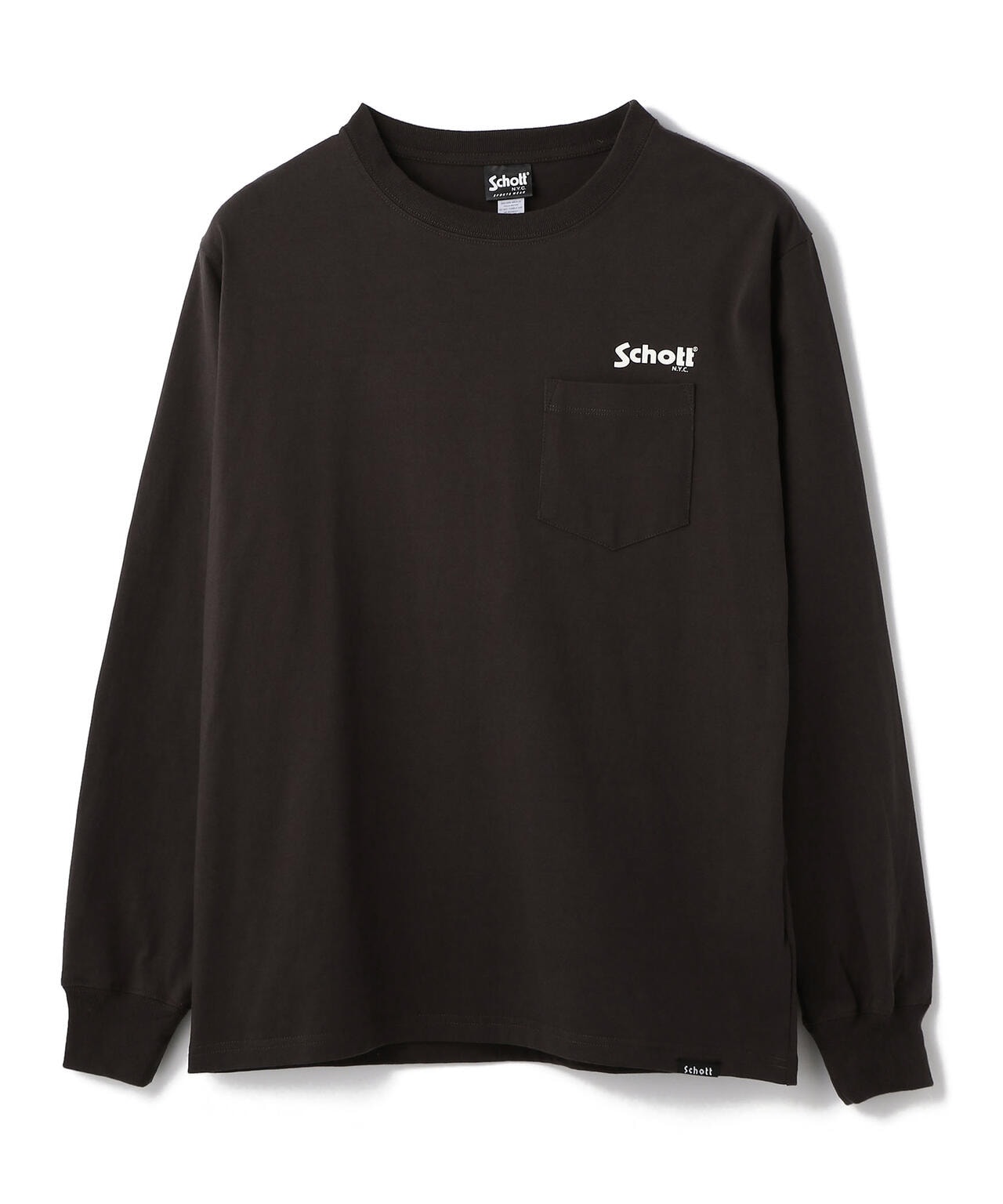 超目玉枠】 トップス Neighborhood Schott LS T-SHIRT BLACK トップス