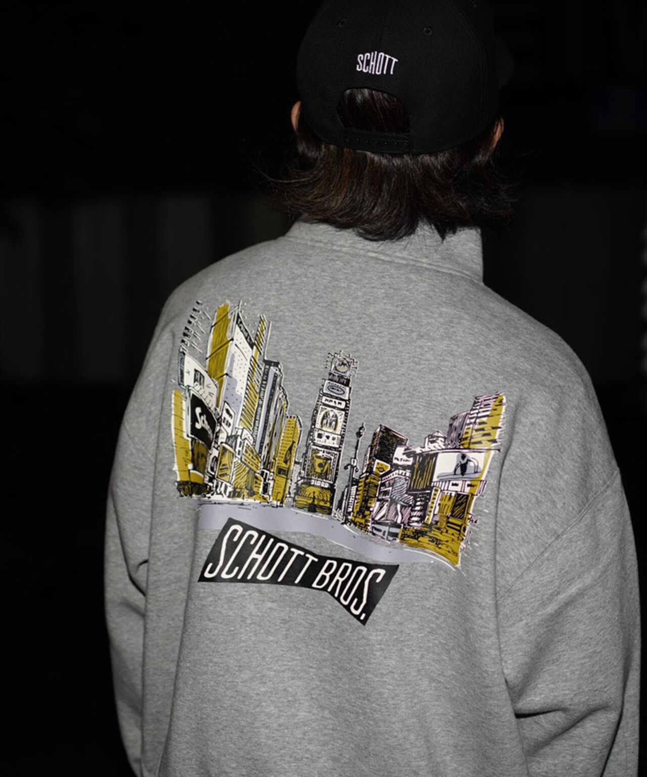 WEB LIMITED】SNAP SWEAT Schott CITY/スナップスウェット ショット