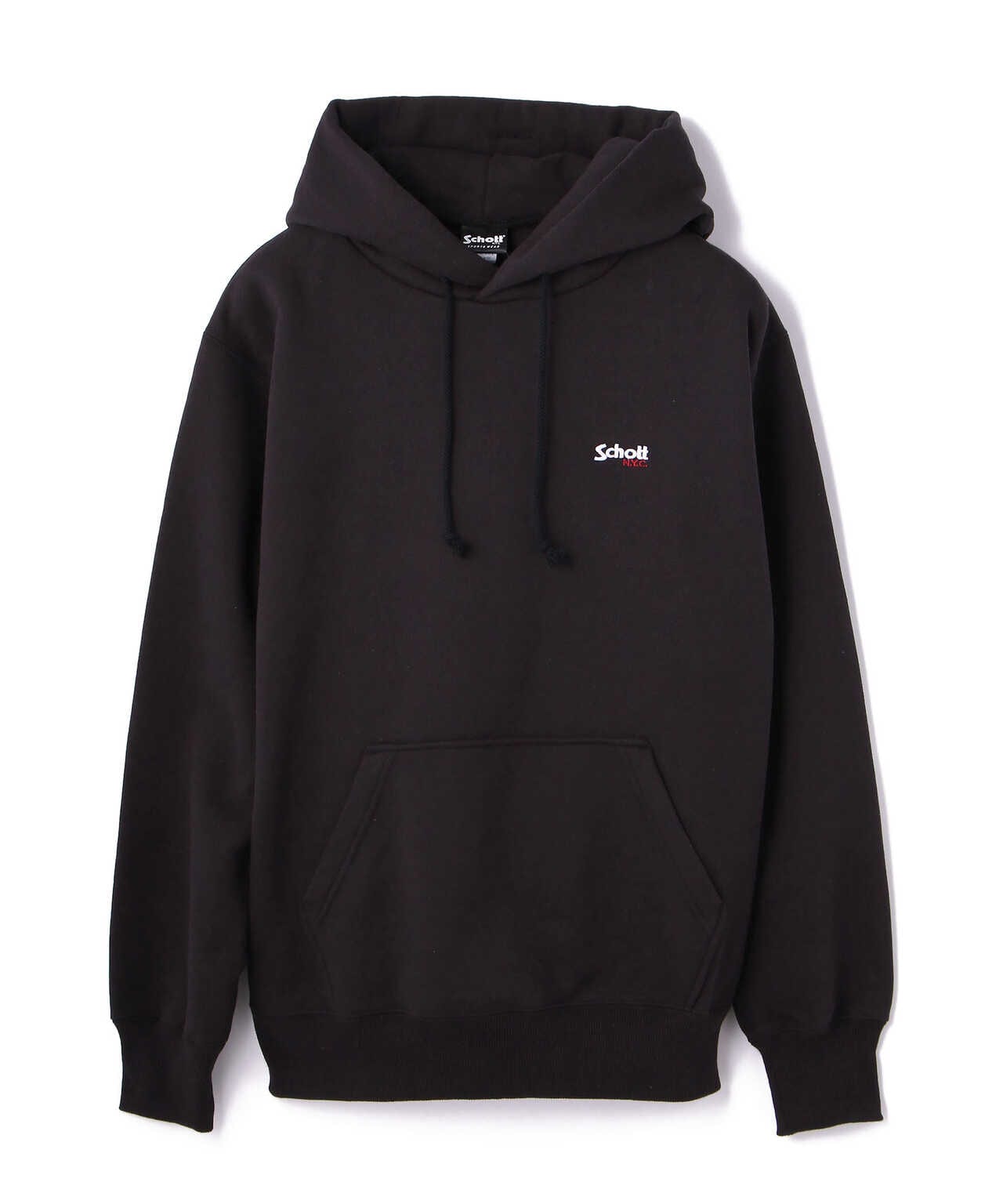 EMB. HOODED SWEAT LOGO/刺繍 フーデッド パーカーロゴ | Schott