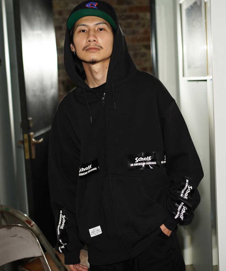 WEB&DEPOT LIMITED】FULL ZIP SWEAT PARKA 