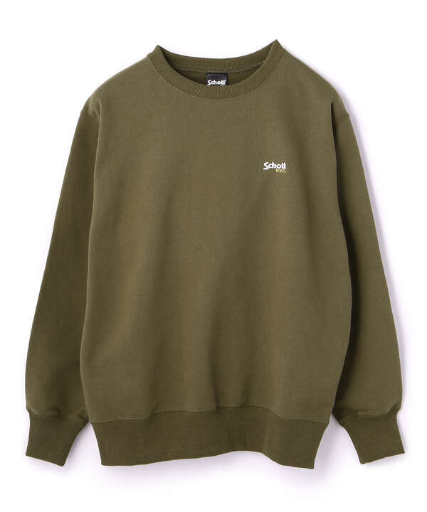 EMB. CREW SWEAT LOGO/刺繍 クルースウェット