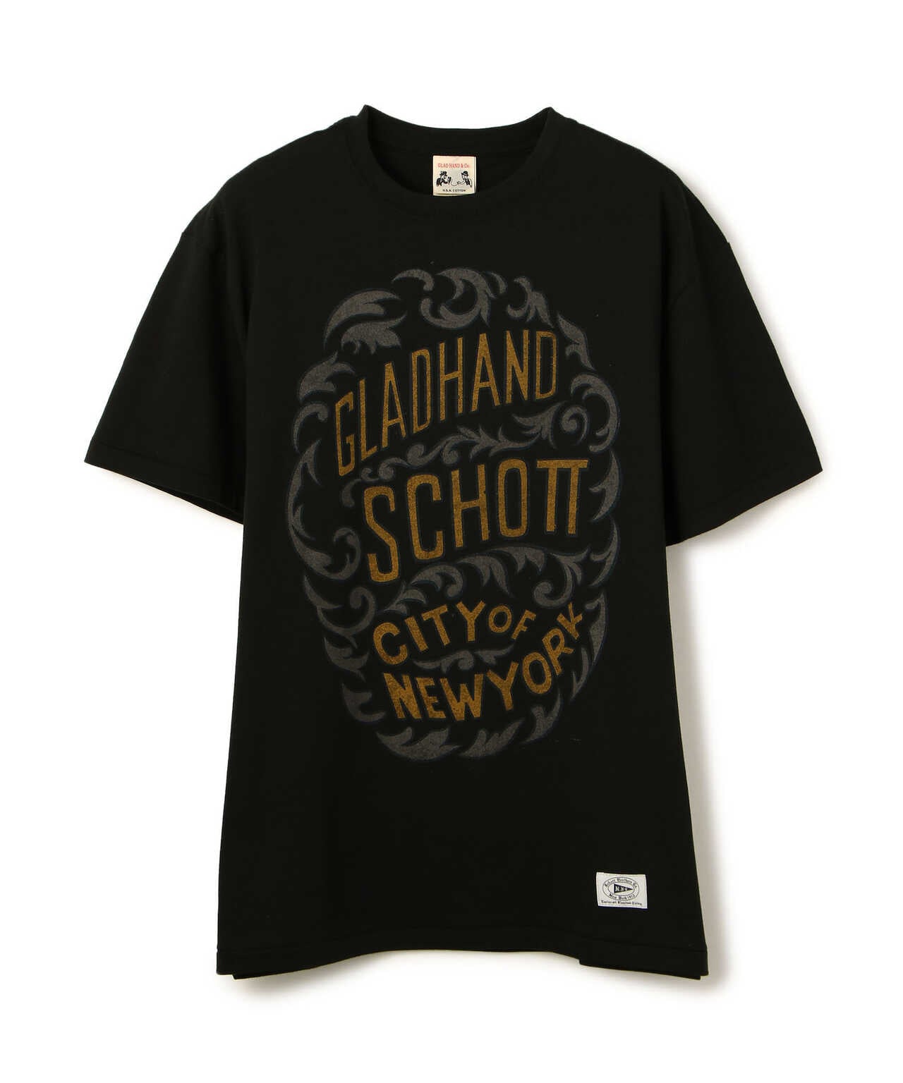 GLADHAND/グラッドハンド/CITY OF NEWYORK CREW T-SHIRT/シティ オブ