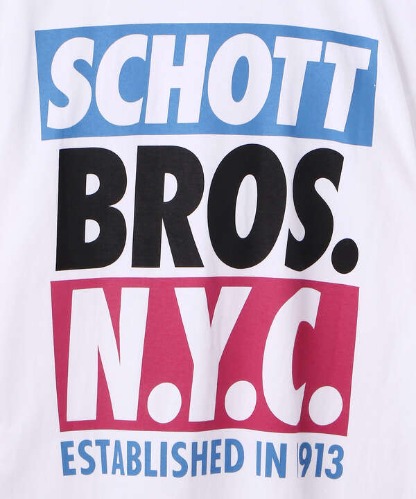 【直営限定】SS T-SHIRT Schott BROS. N.Y.C./ショットブロス ニューヨーク