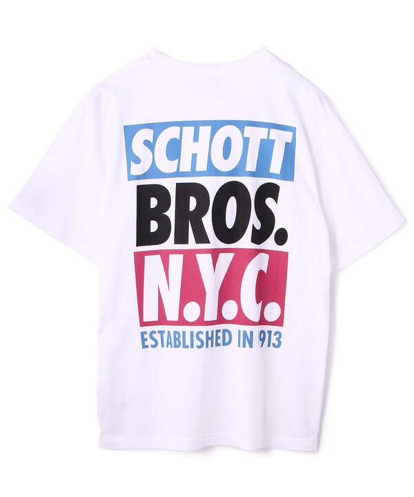 【直営限定】SS T-SHIRT Schott BROS. N.Y.C./ショットブロス ニューヨーク