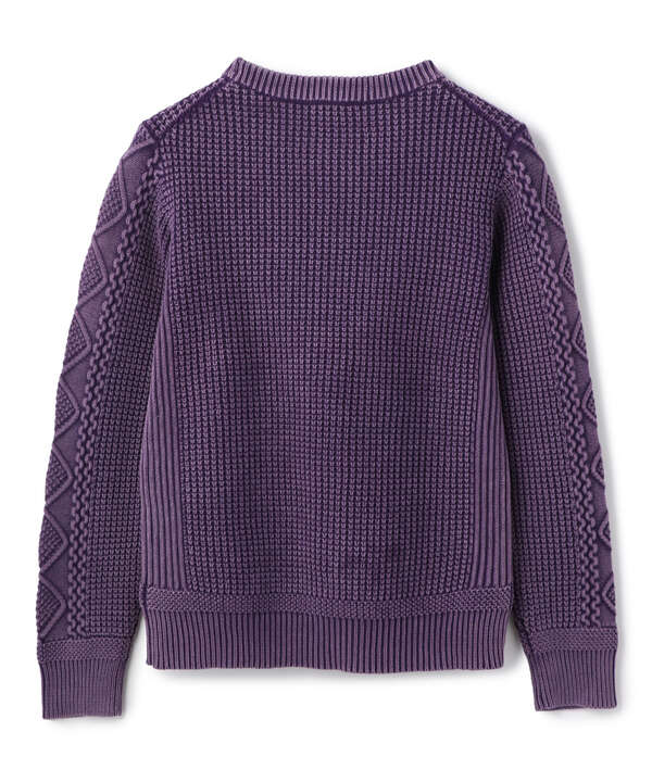 DULL COLOR CREWNECK KNIT/ダルカラー クルーネックニット