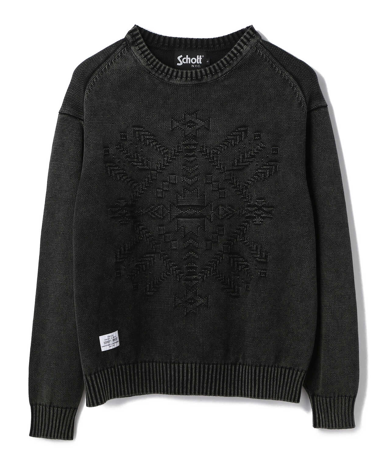 WEB&DEPOT LIMITED】NATIVE FISHBONE KNIT/ネイティブ フィッシュ