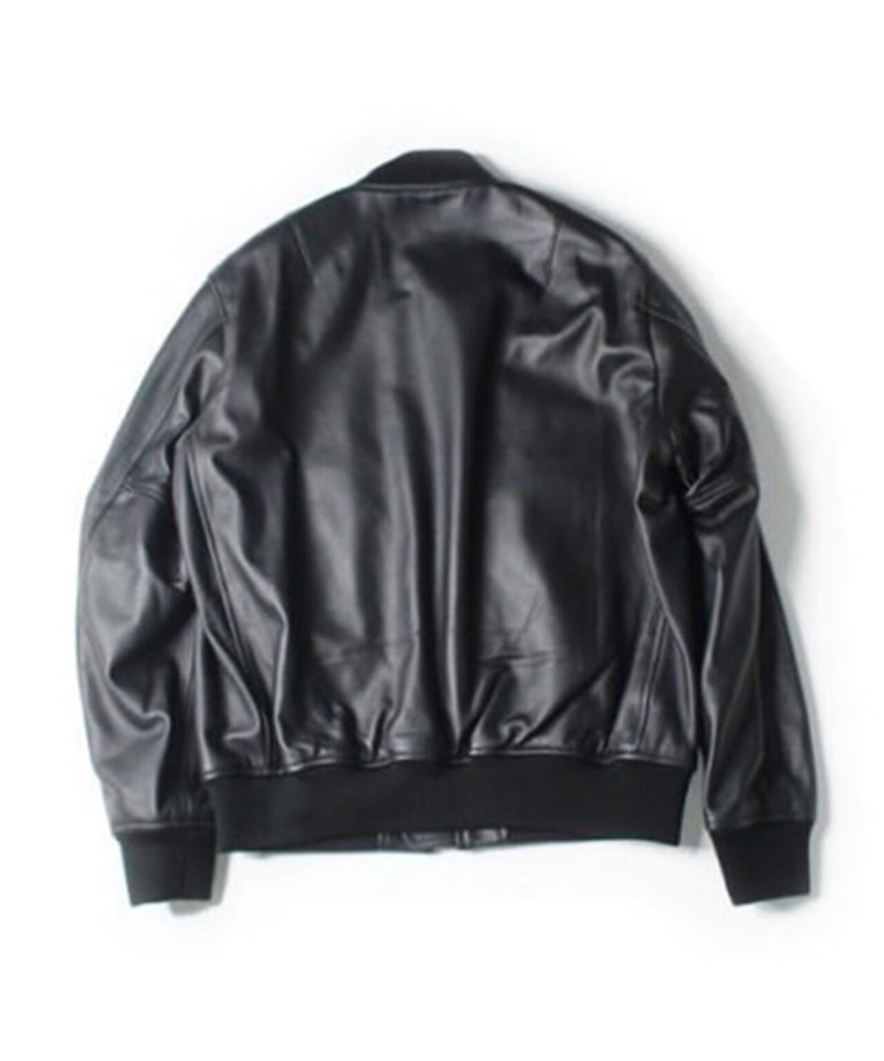 LAMB LEATHER MA-1 JACKET/ラムレザー MA-1ジャケット | Schott