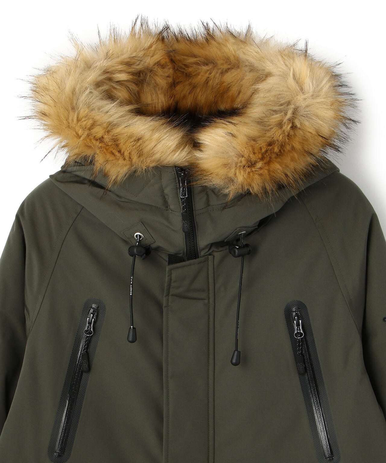 Schott snorkel deals down parka