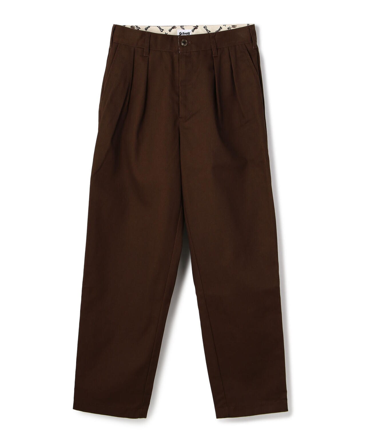 TC DOUBLE PLEATED WIDE PANTS/2タック パンツ | Schott ( ショット ) | US ONLINE  STORE（US オンラインストア）