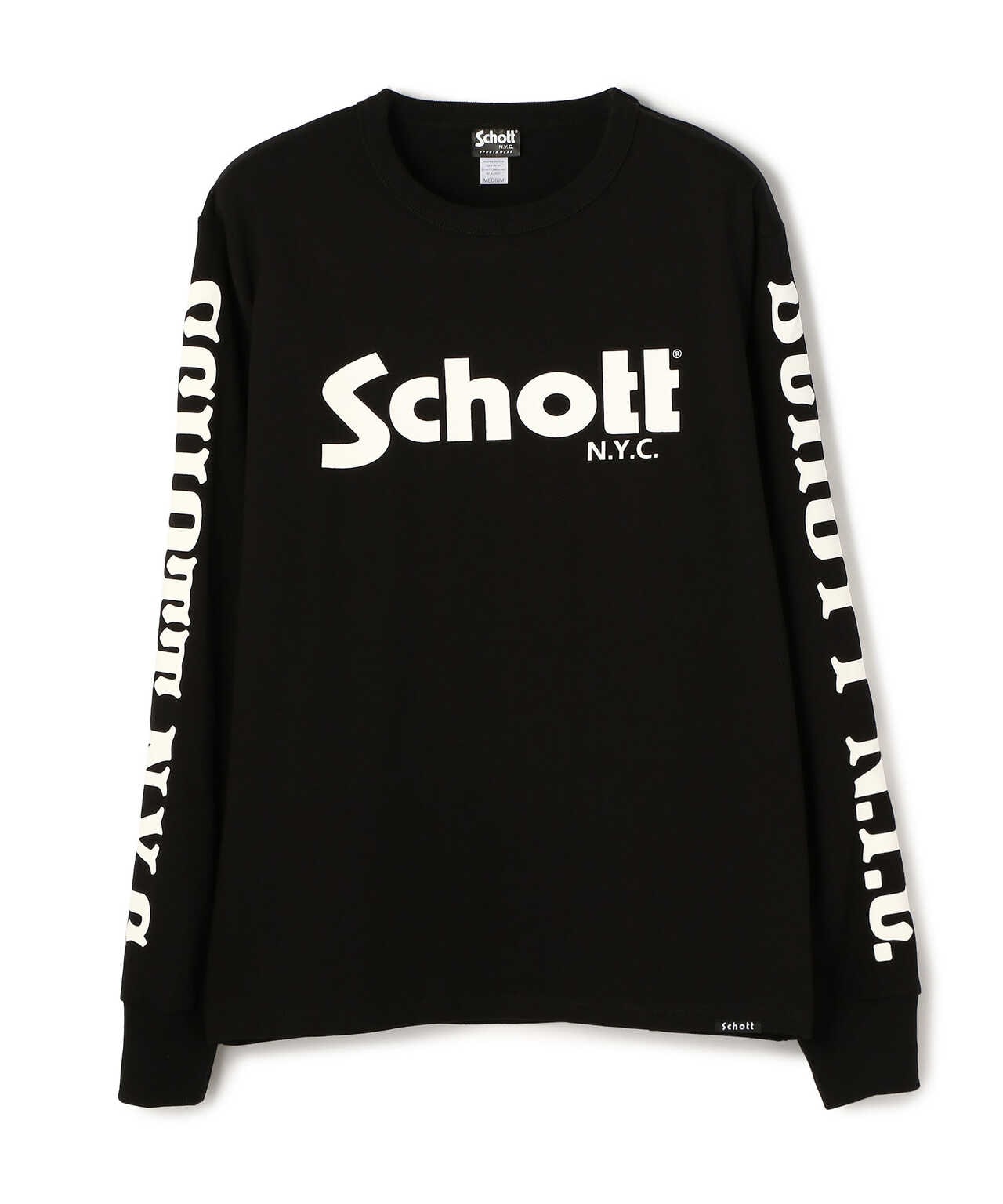 LS T-SHIRT BASIC LOGO/ロンT ベーシックロゴ | Schott ( ショット