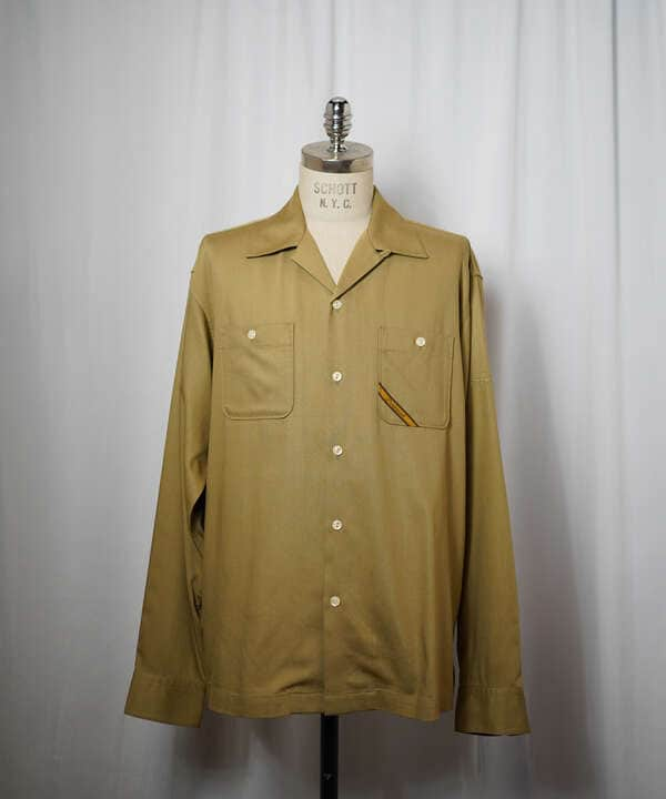 【WEB LIMITED】JAPAN FABRIC/PERFECTO WASHBABLE RAYON SHIRT