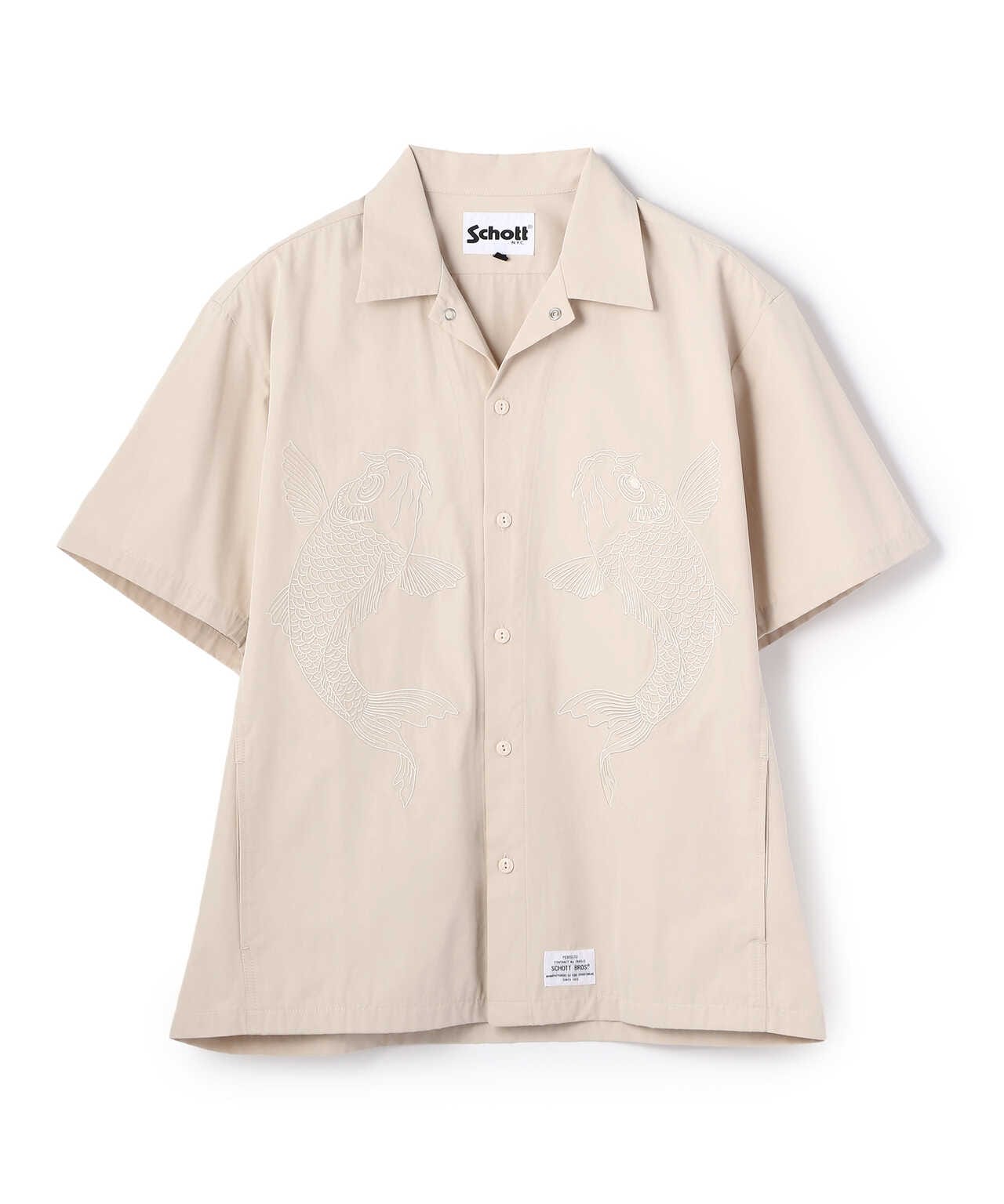 WEB&DEPOT LIMITED】SS EMB. TC WORK SHIRT RISING CARP/ライジング ...