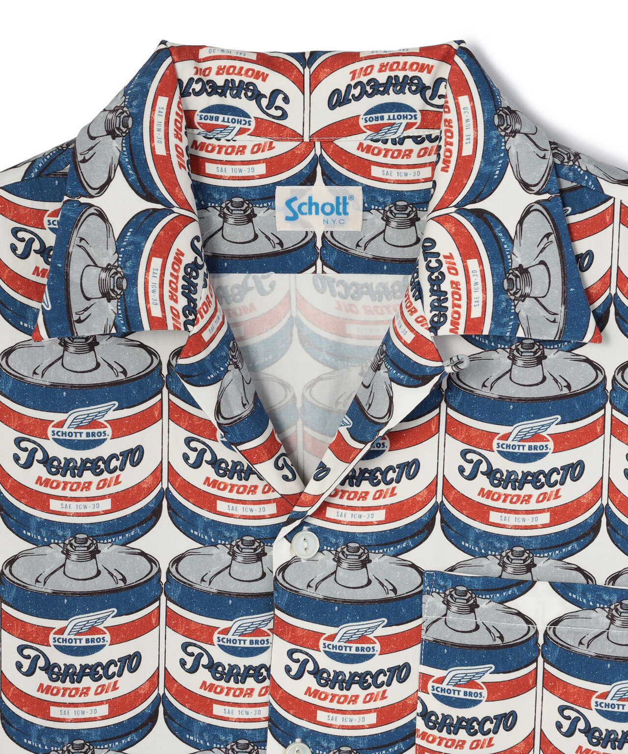 PERFECTO MOTOR OIL HAWAIIAN SHIRT/パーフェクト モーターオイル ハワイイアンシャツ