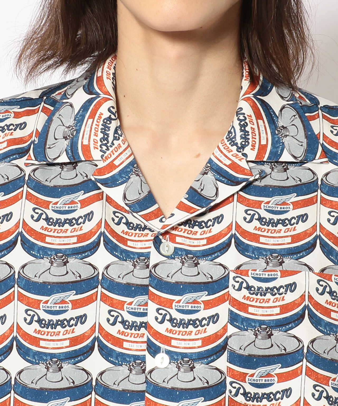 PERFECTO MOTOR OIL HAWAIIAN SHIRT/パーフェクト モーターオイル ハワイイアンシャツ