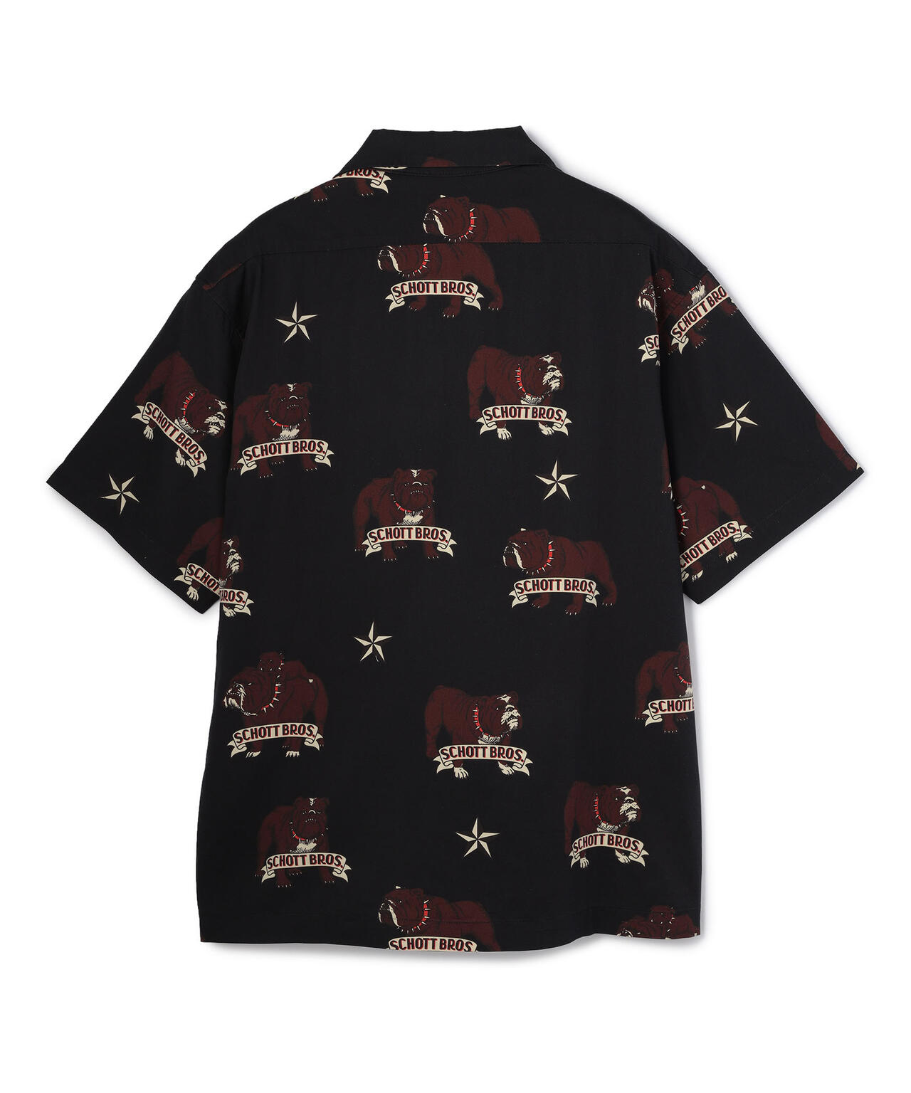 BULLDOG HAWAIIAN SHIRT/ブルドッグ ハワイアンシャツ | Schott