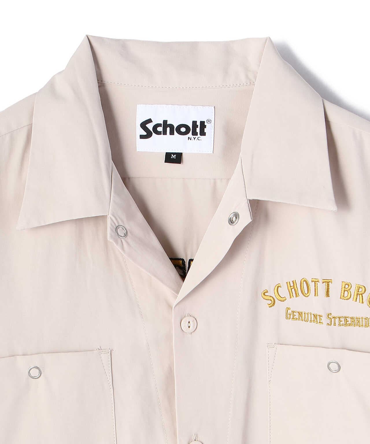 Schott ワークシャツ　刺繍