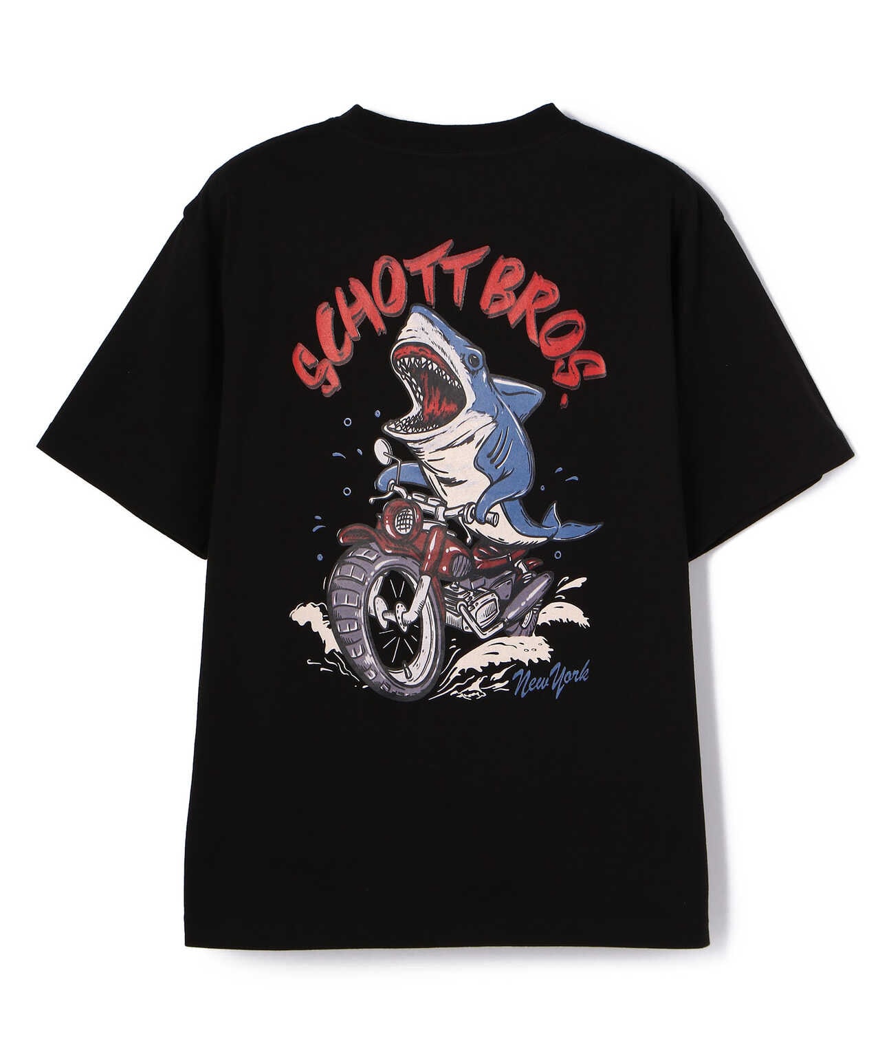 RIDER SHARK T-SHIRT/ライダーシャーク Tシャツ | Schott ( ショット