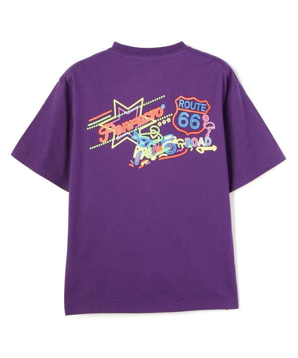 PERFECTO NEON SIGN T-SHIRT/パーフェクト ネオンサイン Tシャツ（7822134007） | SCHOTT ( ショット )  | 【公式】通販 MIX.Tokyo