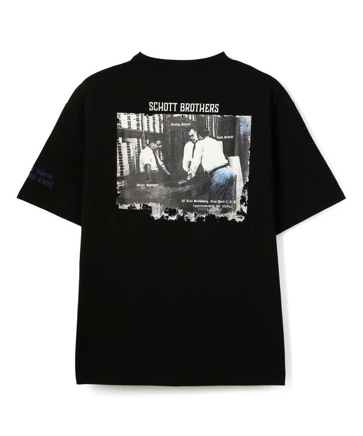 【WEB&DEPOT LIMITED】PAINTING T-SHIRT Schott Brothers