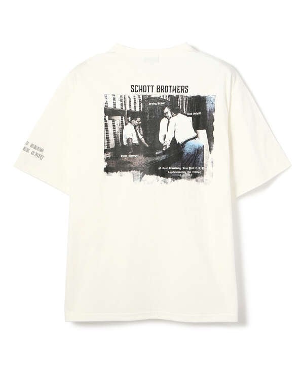 【WEB&DEPOT LIMITED】PAINTING T-SHIRT Schott Brothers/