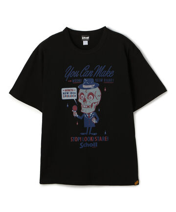 SKULL MOTIF T-SHIRT/スカル  Tシャツ