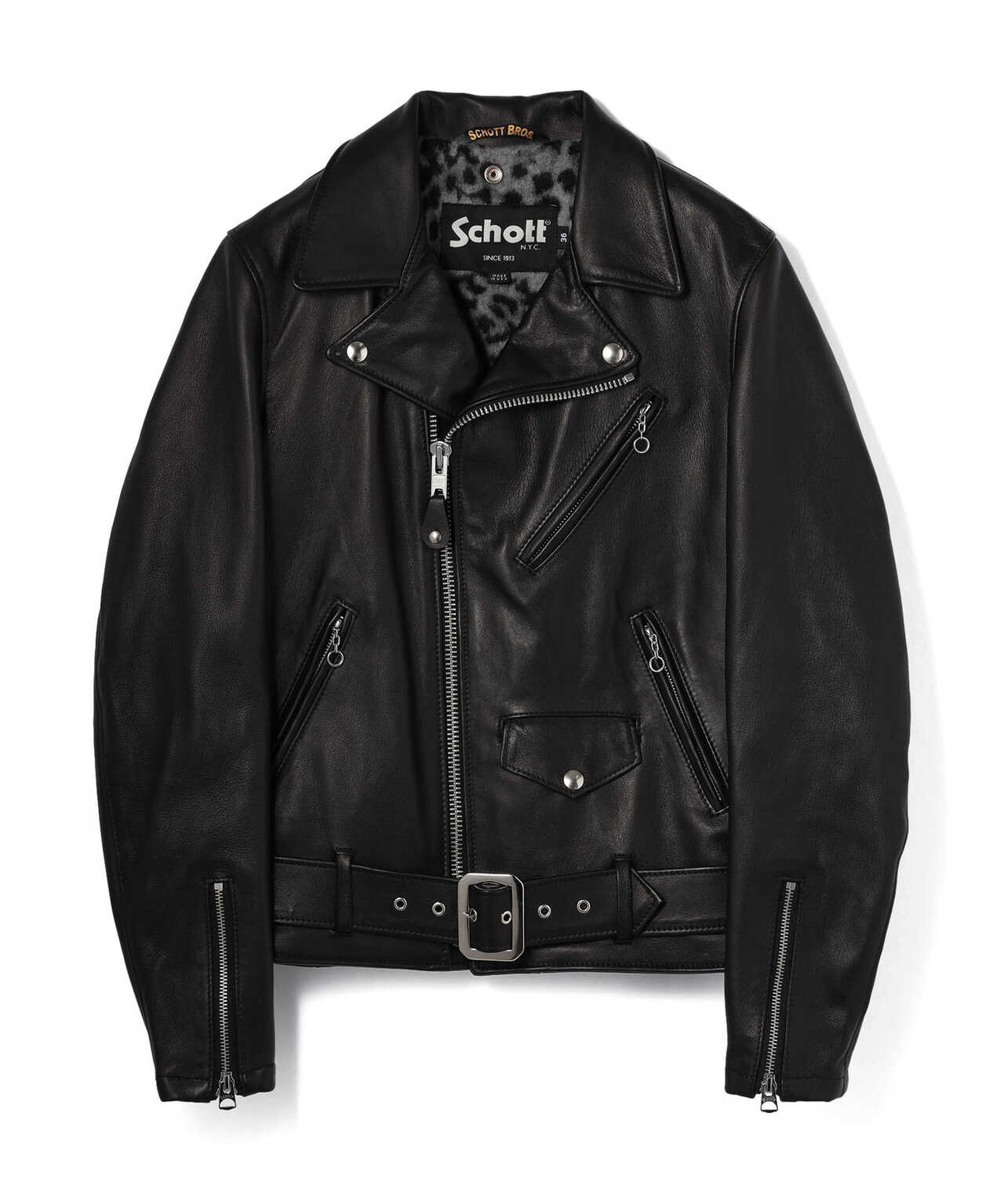 S'YTE  Leather Double Riders Jacket