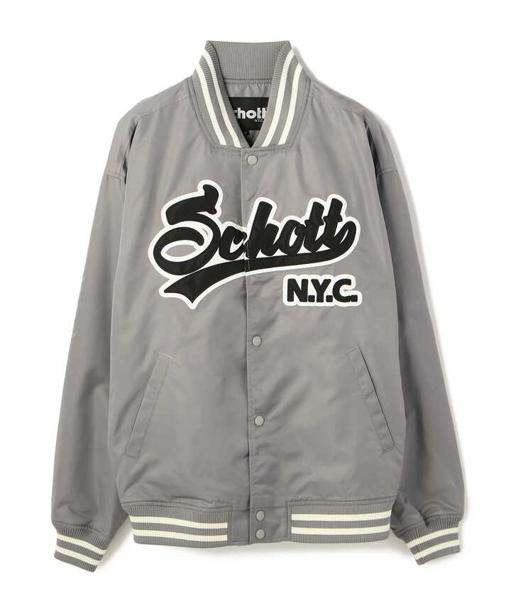 NYLON VARSITY JACKET/ナイロン バーシティ ジャケット | Schott