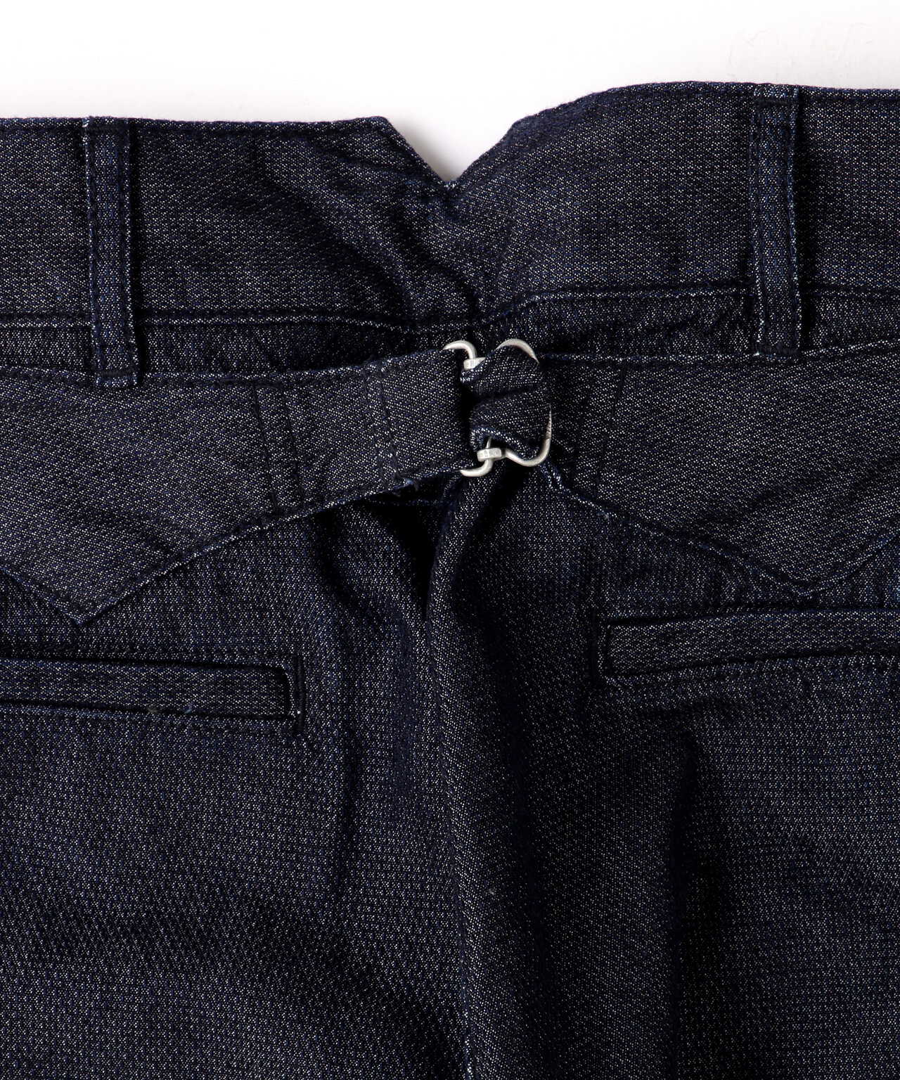 INDIGO BIRDS EYE TROUSERS/インディゴ バードアイ トラウザーズ