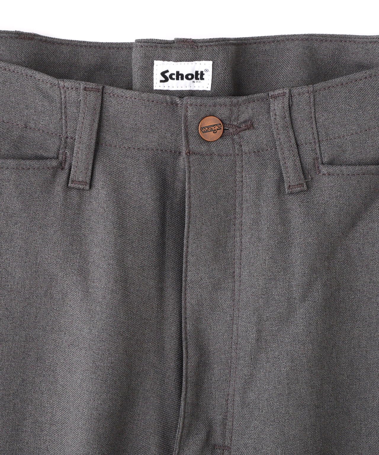 Schott/ショット/×Wrangler/ラングラー/WRANCHER WIDE DRESS PANTS/ランチャー ワイド ドレスパンツ
