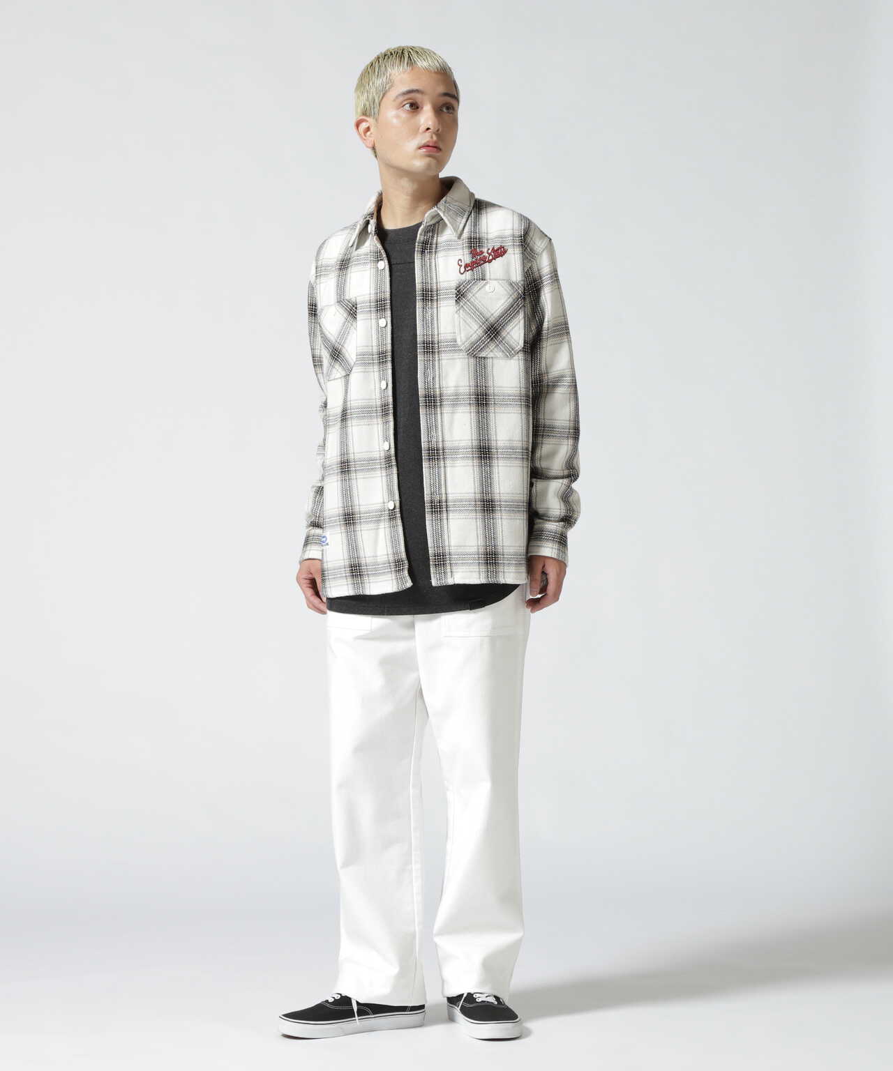 HEAVY NEL CHECK SHIRT THE EMPIRE STATE/ヘビーネルチェックシャツ