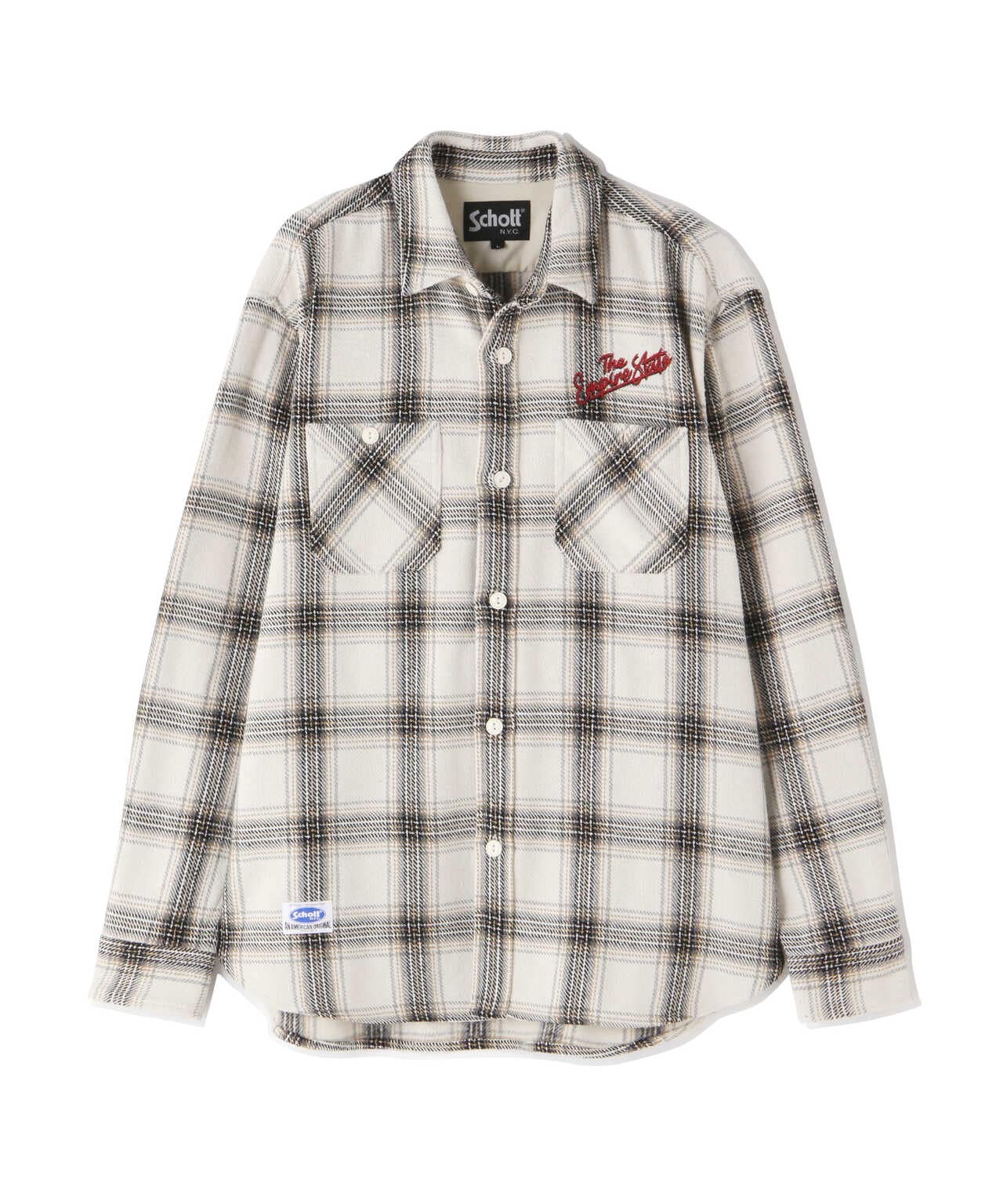 HEAVY NEL CHECK SHIRT THE EMPIRE STATE/ヘビーネルチェックシャツ